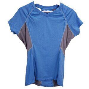 Cabelas Athletic Shirt Womens Small Blue XPG Extreme Performance Gear Top